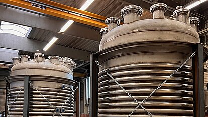 Pressure vessels according to PED